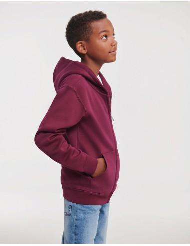 RUS-0R266B0-Kids Authentic Zipped Hood Jacket